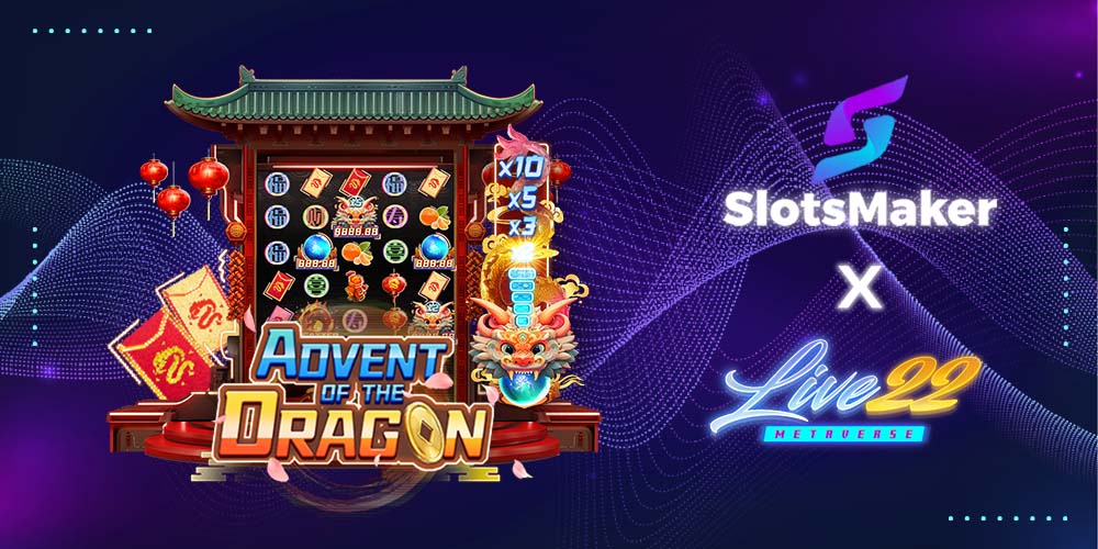 SlotsMaker ร่วมมือกับ Live22 ในงานฉลองปีใหม่จีน: Advent of the Dragon