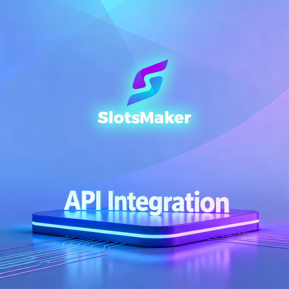 A diagram illustrating the technical flow of a casino API integration, showing key components.